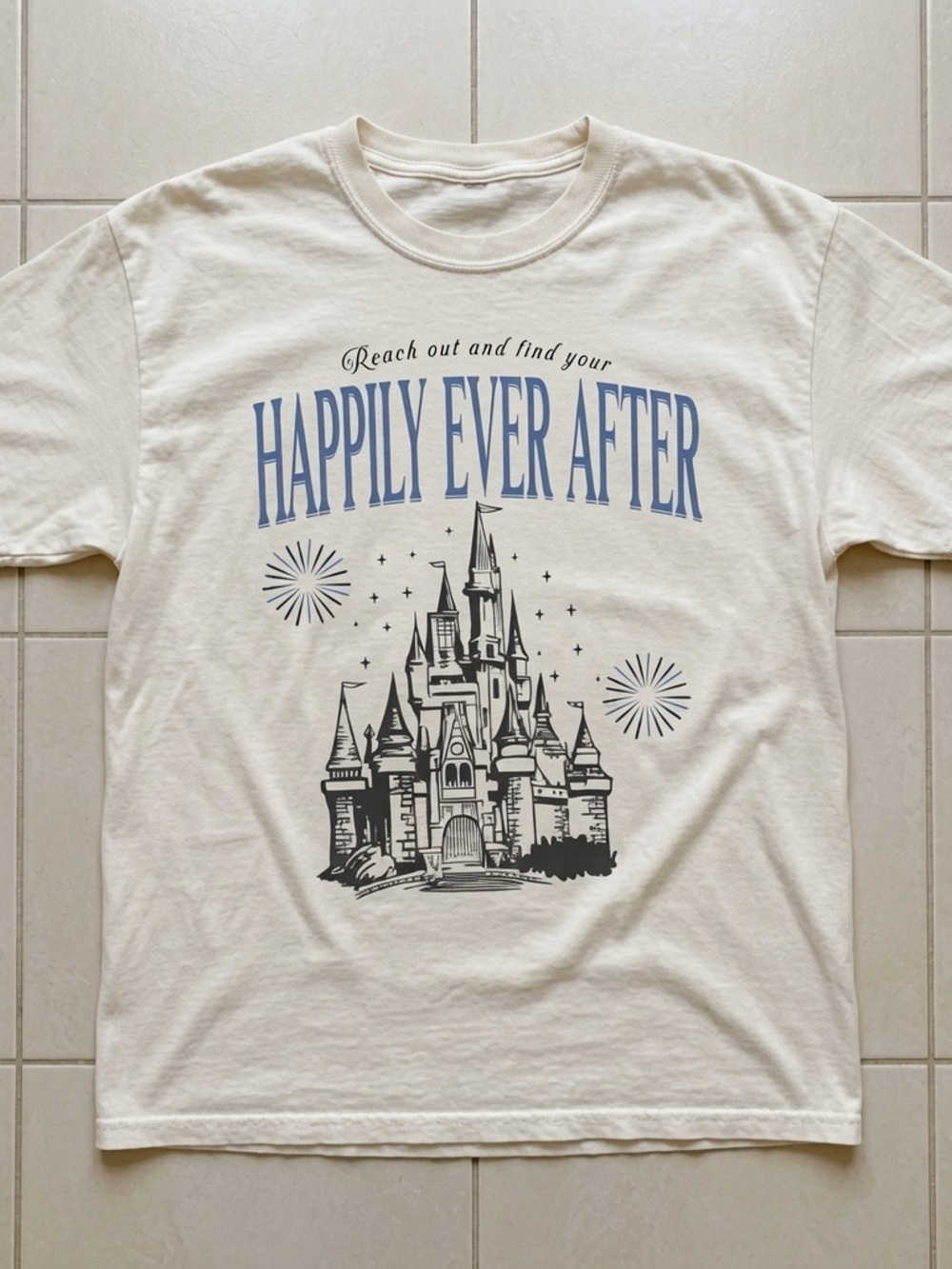 Happy Ever After White T-shirt